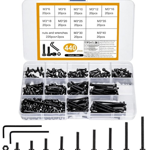 Sechskantschrauben set 440 - m3,
