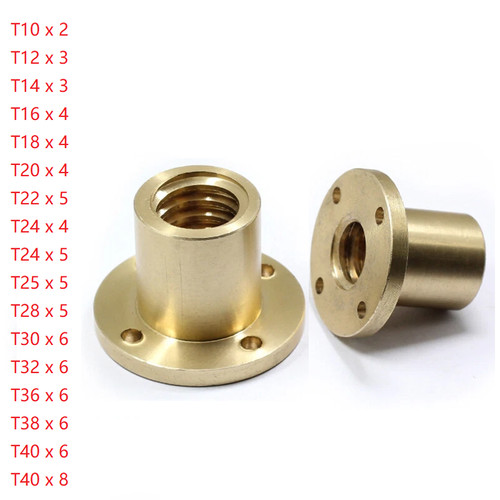 Trapezgewindemutter t10 t12 - t10,