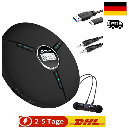 Klim discman tragbarer - discman, cd