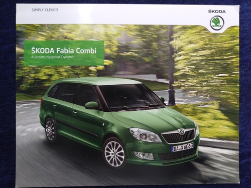 Skoda fabia combi prospekt - skoda,