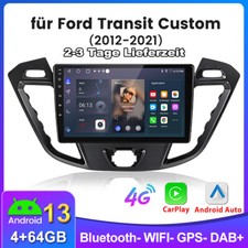 4G Android 13 GPS Autoradio Für Ford Transit Custom 2012-21 Carplay 4+64G RDS FM