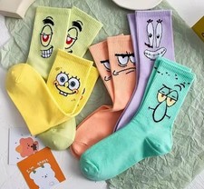 5 Paar Anime Socken Spongebob