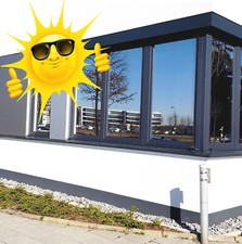 PREMIUM Sonnenschutzfolie 87% Wärmeschutz Hitzeschutzfolie Spiegelfolie -AUSSEN