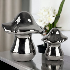 Deko Pilze Chromoptik Keramik