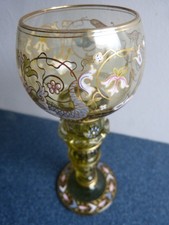 Römer Glas Kristall grün Antik