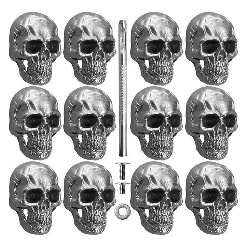 Stück totenkopf nieten - 12,