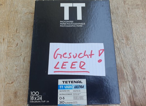 Gesucht leere tetenal kartons - leere,