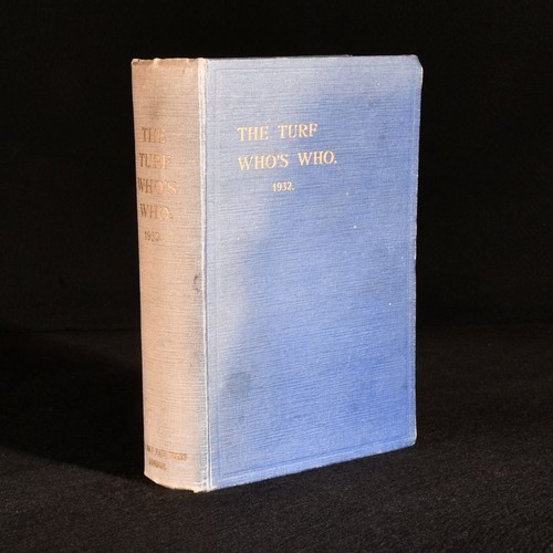 1932 the turf - 1932, who's