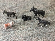 DDR Zootiere, Plaho Pferde+ Hund, , Kinderspielzeug 