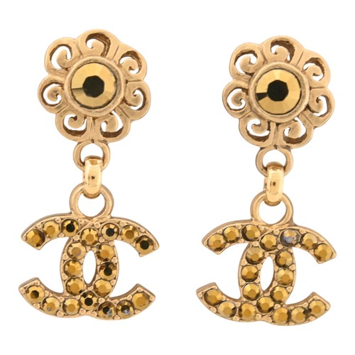 Echte chanel ohrringe blume - echte,