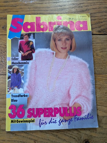 Strickheft sabrina 1990 - strickheft,