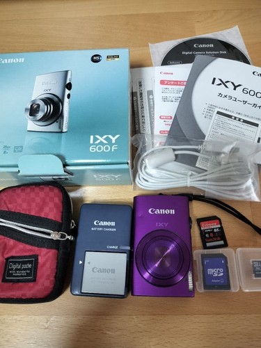 Canon ixy 600f purple - purple, 12.1mp