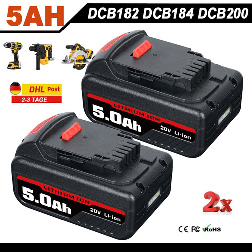 Für dewalt dcb184 akku 18v - für,