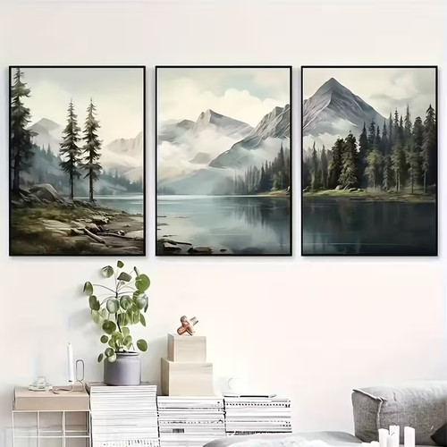 3er set leinwanddruck - set,