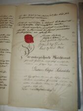 ab 1818 Kaufcontrakt ua. für Schneider aus Oberfrauendorf ( Sachsen ) Ungermann 