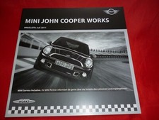 MINI R55 R56 R57 Hatch Clubman Cabrio John Cooper Works Preisliste von Juli 2011
