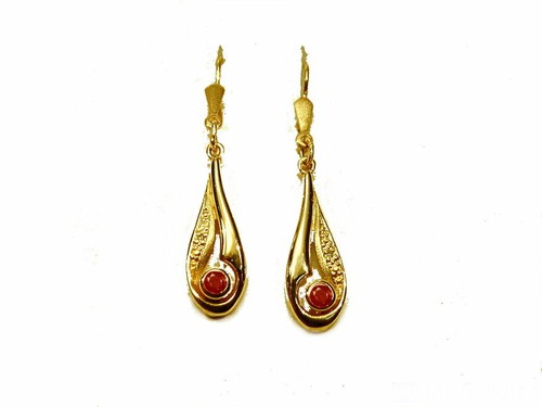 Rubin ohrringe gold 333 - rubin,