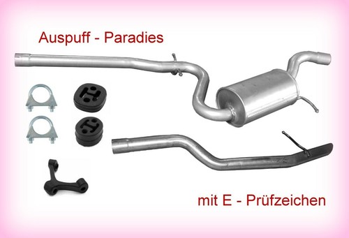 Abgasanlage auspuff für skoda - auspuff,