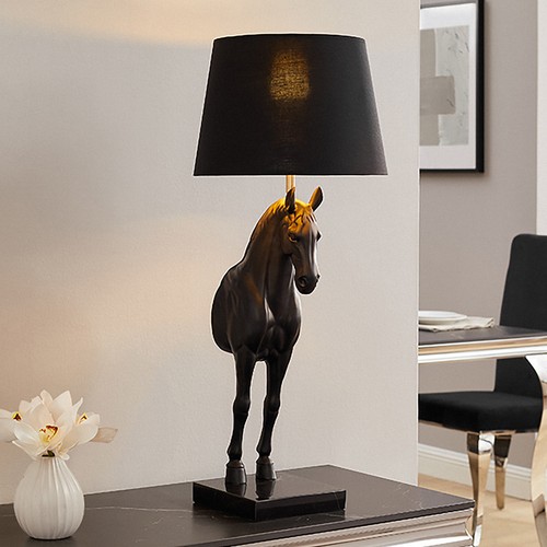 Tischlampe black beauty 75cm - tischlampe,