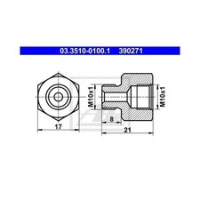 ATE Adapter für Bremsleitung
