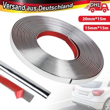 20mm x 15M Chrom Zierleiste