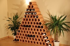 Weinflaschensteine Weinlagersteine ton Weinregal Tonröhre