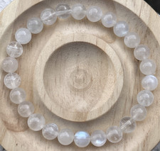 Weißes Mondstein Armband