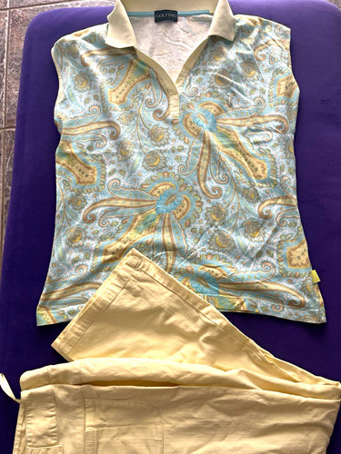 Golfino polo ärmellos paisley - ärmellos,