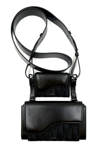 Dior saddle double wallet - saddle,