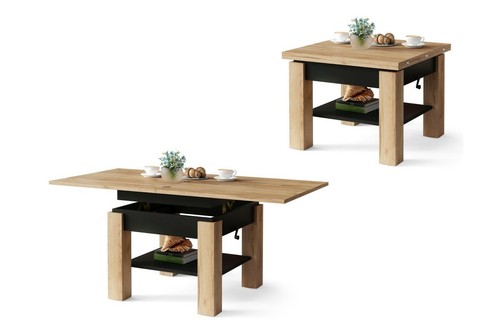 Couchtisch mit ablage - couchtisch,