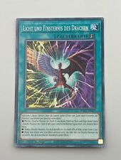 Yu-Gi-Oh Einzelkarte Licht und Finsternis des Drachen NM