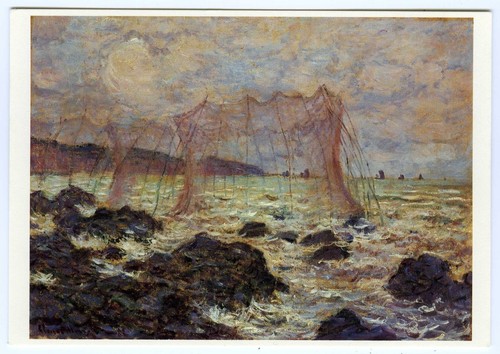 Claude monet kunst postkarte - claude,