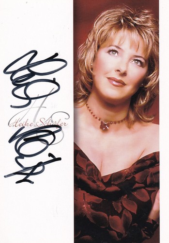 Autogramm heike schäfer - autogramm,