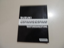 Suzuki GSF 600 / S Bandit Modelj.2000 Werkstatthandbuch Wartung Reparatur