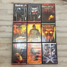 Lot Of 9 Friday the 13th DVD