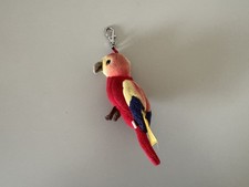 * * STEIFF * * Schlüsselanhänger 112287 Papagei Rot 12 cm NEUw.