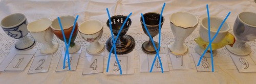 Eierbecher sammlung - eierbecher,