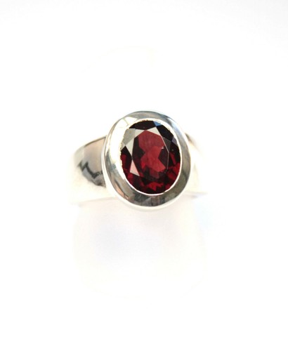 Ring granat natur edelstein - ring,