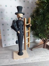 Schornsteinfeger Schlotfeger Glücksbringer Holz Handwerkskunst Handmade Figur
