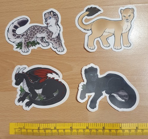 Furry animal vinyl sticker - furry,