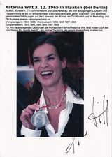 Autogramm - Katarina Witt