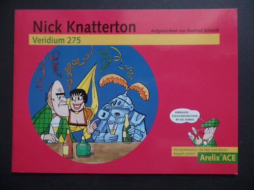 Nick knatterton werbecomic - nick,