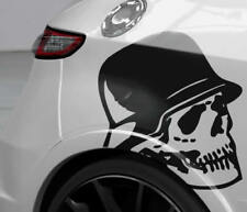 Aufkleber Stahlhelm Totenkopf Deutschland Skull Sticker Soldat Totenschädel Auto