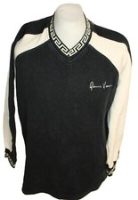Vintage Versace Jeans Couture Sweater Gr XL Herren Sweatpullover 90s Sweatshirt