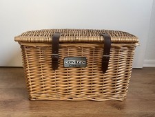 Großer Weidenkorb Aufbewahrungs Korb mit Deckel 50 x 37 x 30 Weiden Truhe