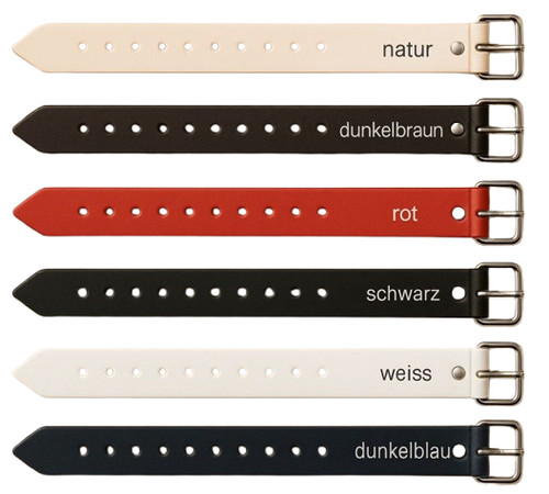 Schnallenriemen weiss mit