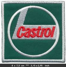 CASTROL Aufnäher Patches Auto Motorrad Motorsport Rennsport Motoröl Motorenöl v1