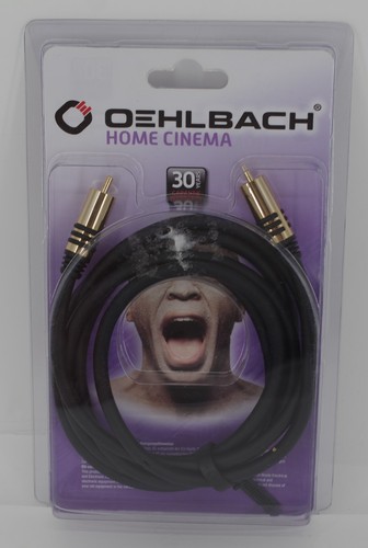 Subwoofer cinch audio - subwoofer, kabel
