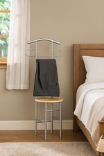 Herrendiener, Stummer Diener, Kleiderständer mit Sitzfläche, in 7 Ausführungen