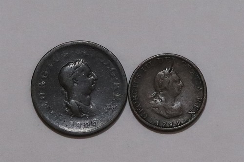 Farthing 1799 half - gb,